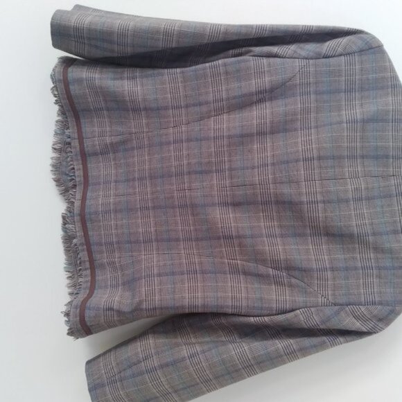 TRIBAL Plaid 34 Length Sleeve Blazer - Picture 5 of 5